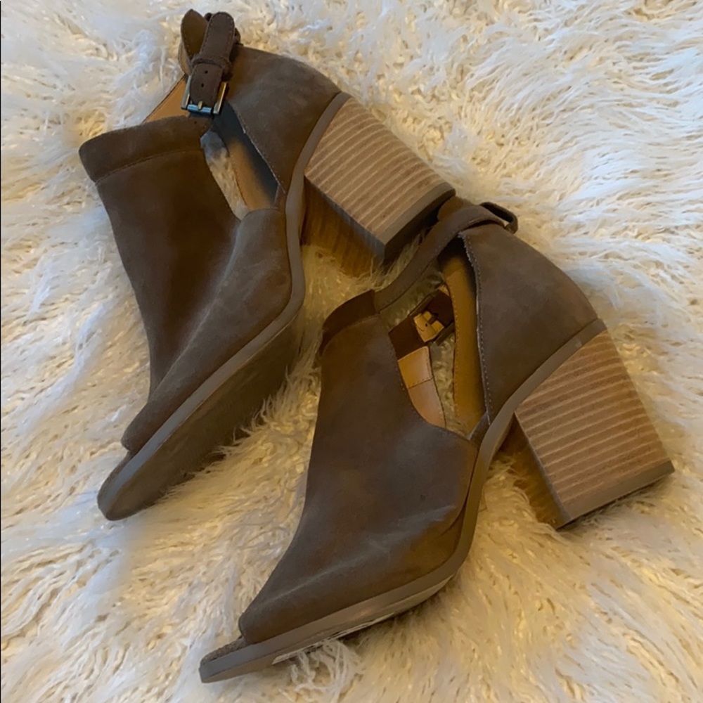 Sole Society Ferris open toe Dark Taupe size 10 - Picture 3 of 10